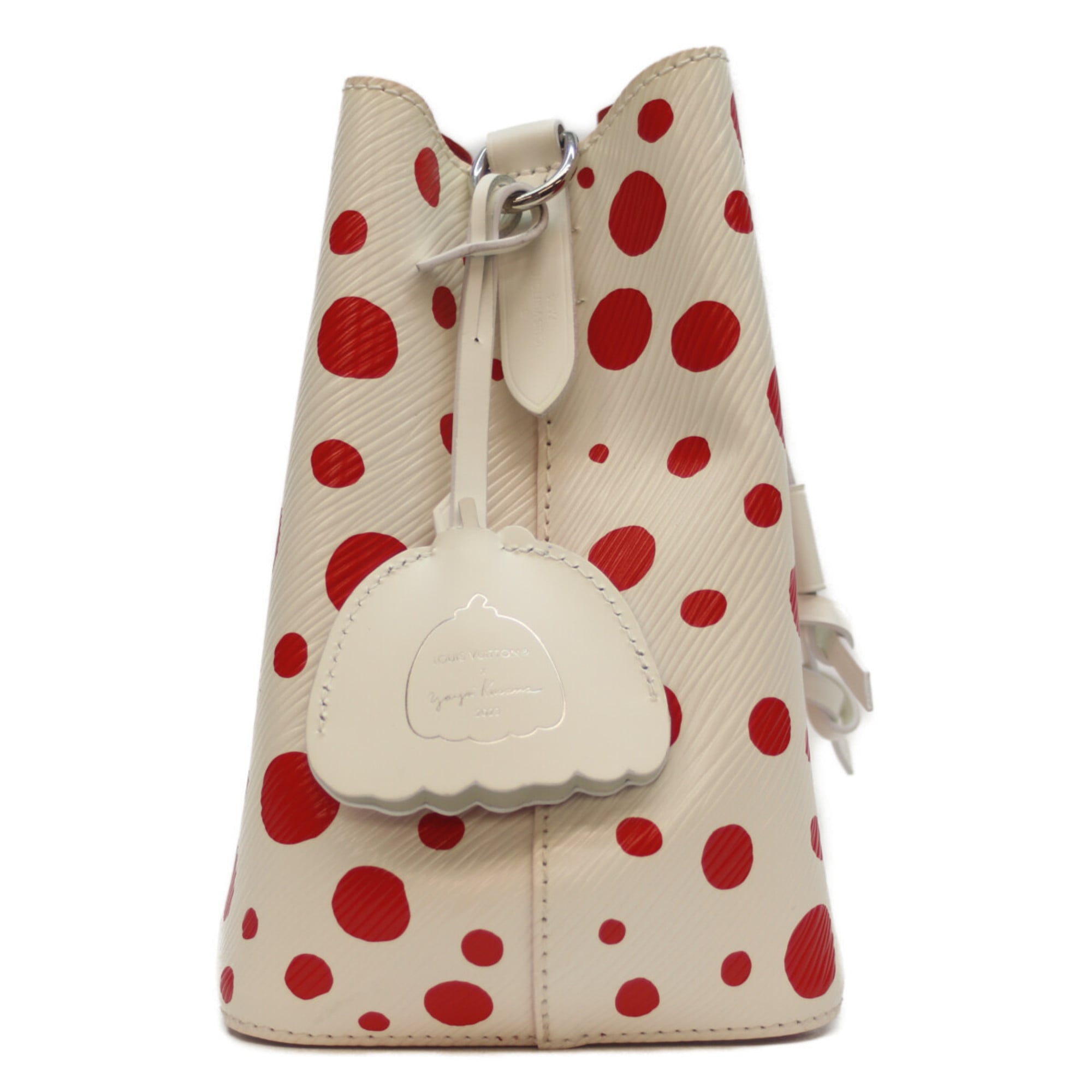 Louis Vuitton Red Color White Epi Leather Shoulder Bag