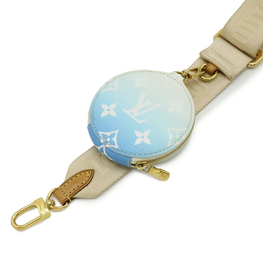 Louis Vuitton Blue Monogram Canvas Pochette Pouch Shoulder Bag