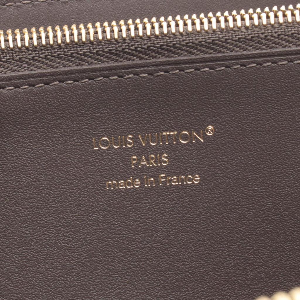 Louis Vuitton Beige Leather Long Wallet