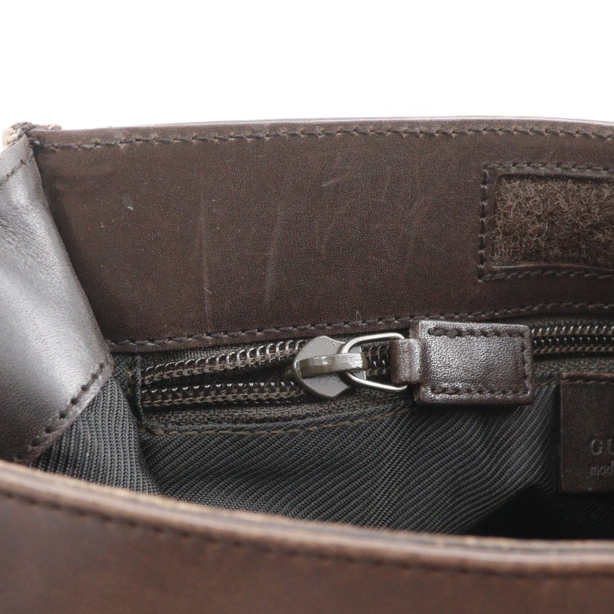 Gucci Brown Gg Canvas Shoulder Bag (Pre-Owned)