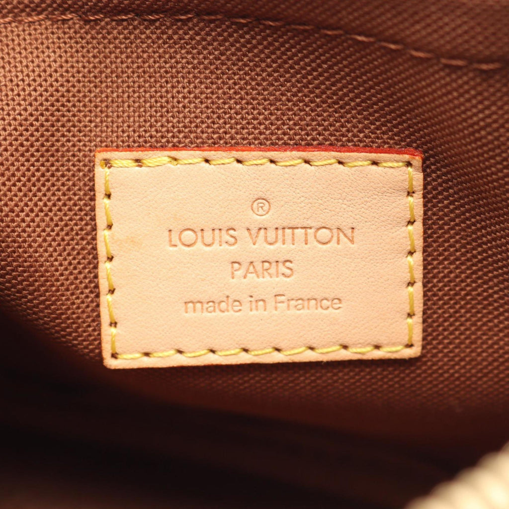 Louis Vuitton Brown Coated Canvas Pvc Monogram Leather Fanny Pack Sling Bag