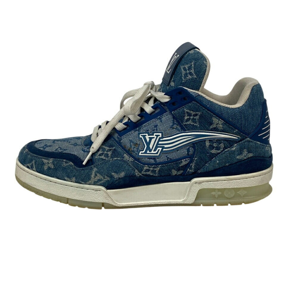 Louis Vuitton Blue White Sneakers
