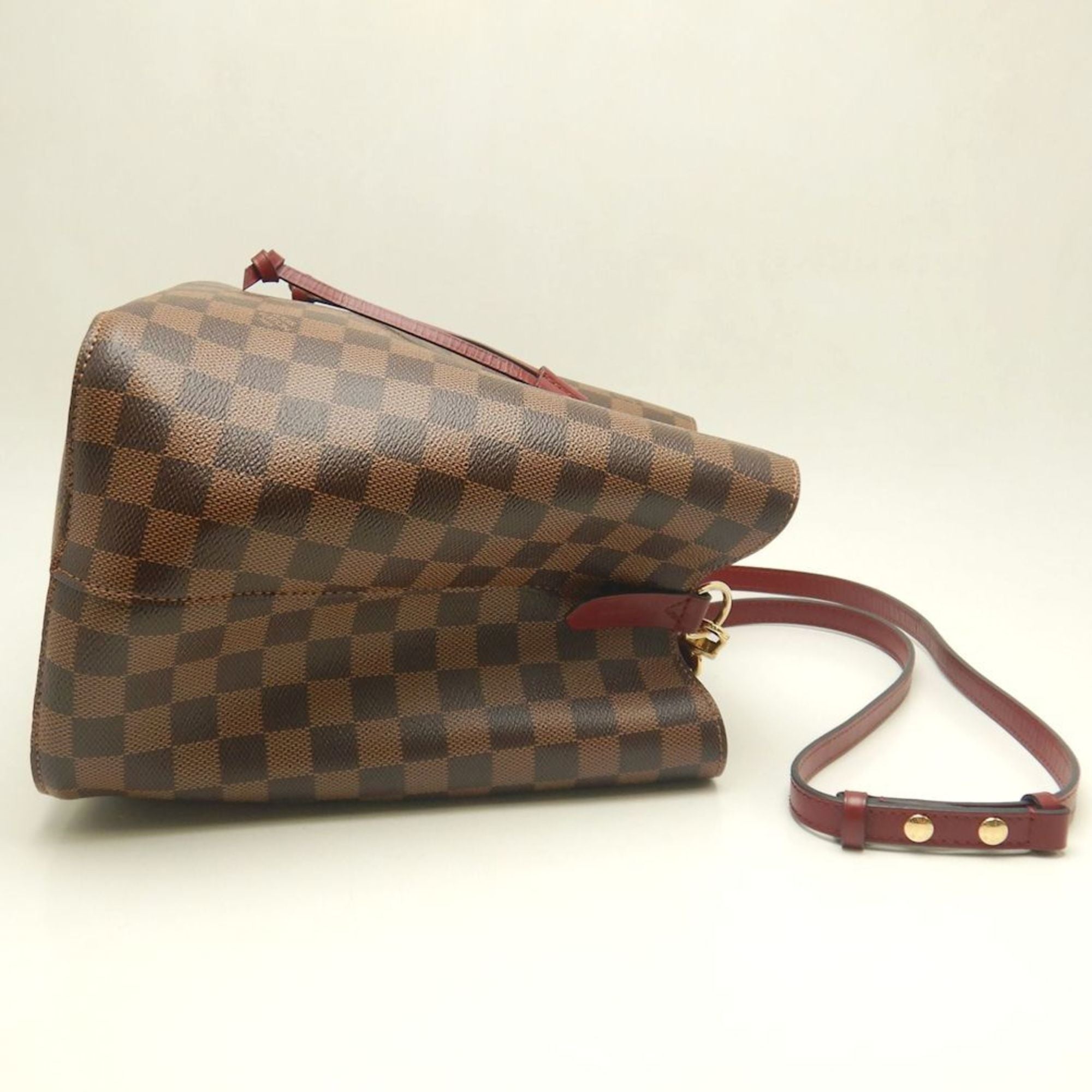 Louis Vuitton Brown Pvc Shoulder Bag
