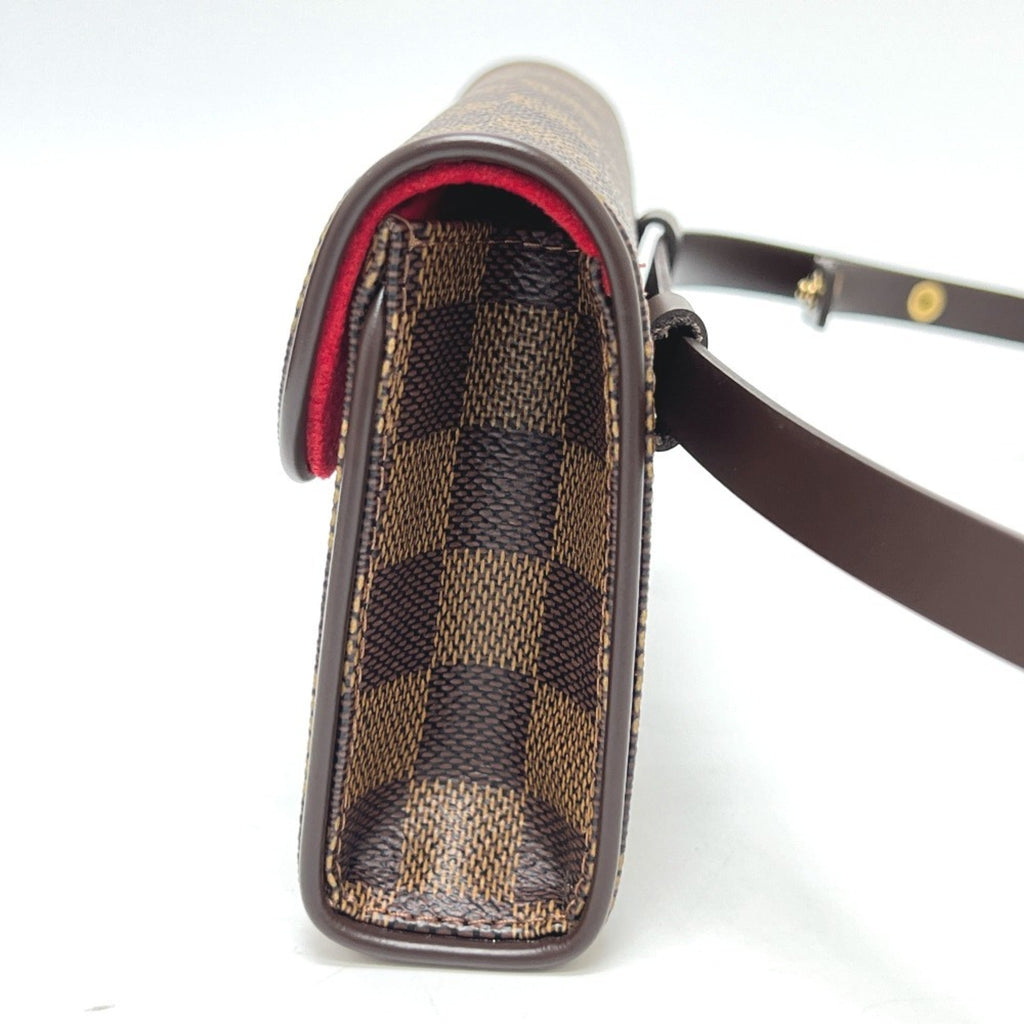 Louis Vuitton Brown Ebene Damier Canvas Pochette Sling Bag