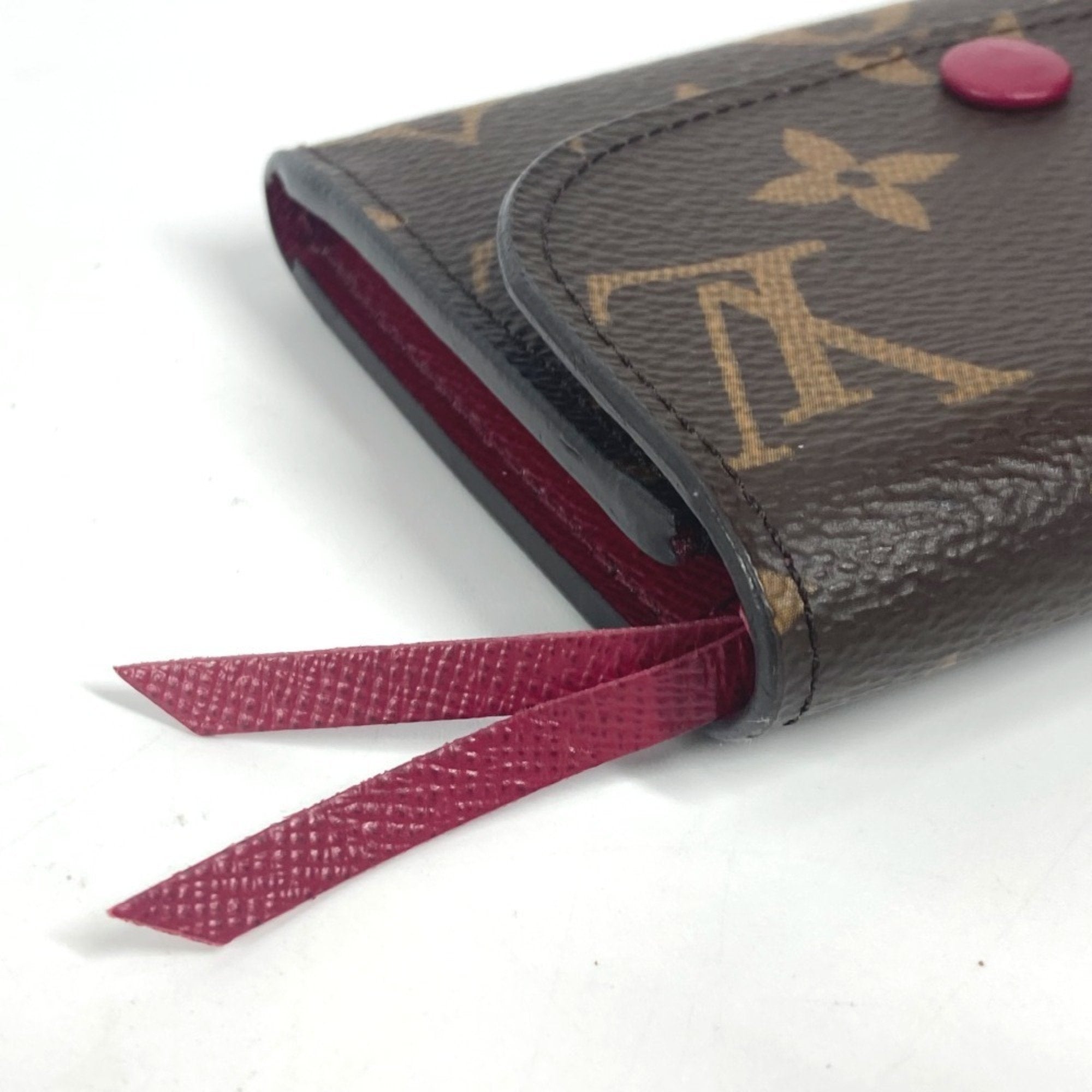 Louis Vuitton Brown Pink Metal Wallet