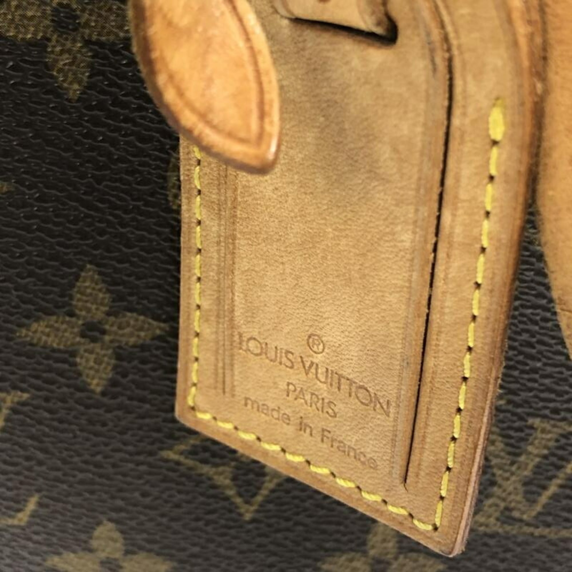Louis Vuitton Brown Leather Handbag