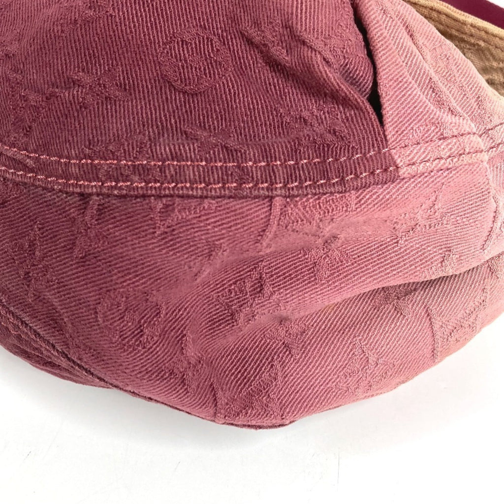 Louis Vuitton Monogram Denim Pink Rouge Fauviste Monogram Denim Shoulder Bag