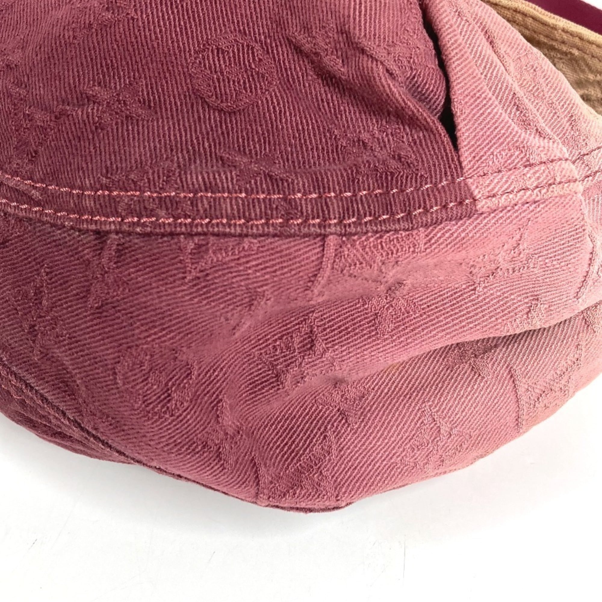 Louis Vuitton Monogram Denim Pink Rouge Fauviste Monogram Denim Shoulder Bag