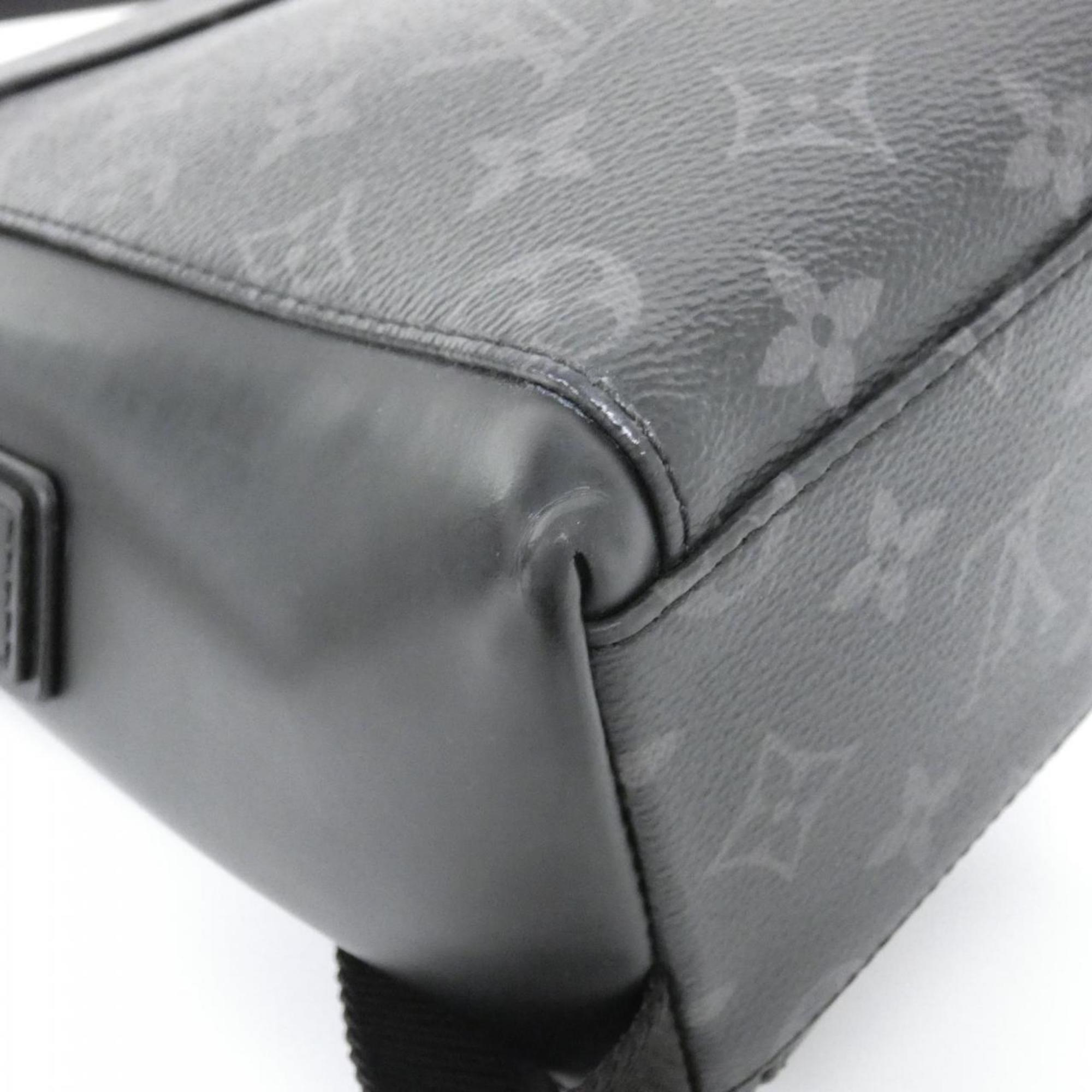 Louis Vuitton Black Coated Canvas Shoulder Bag