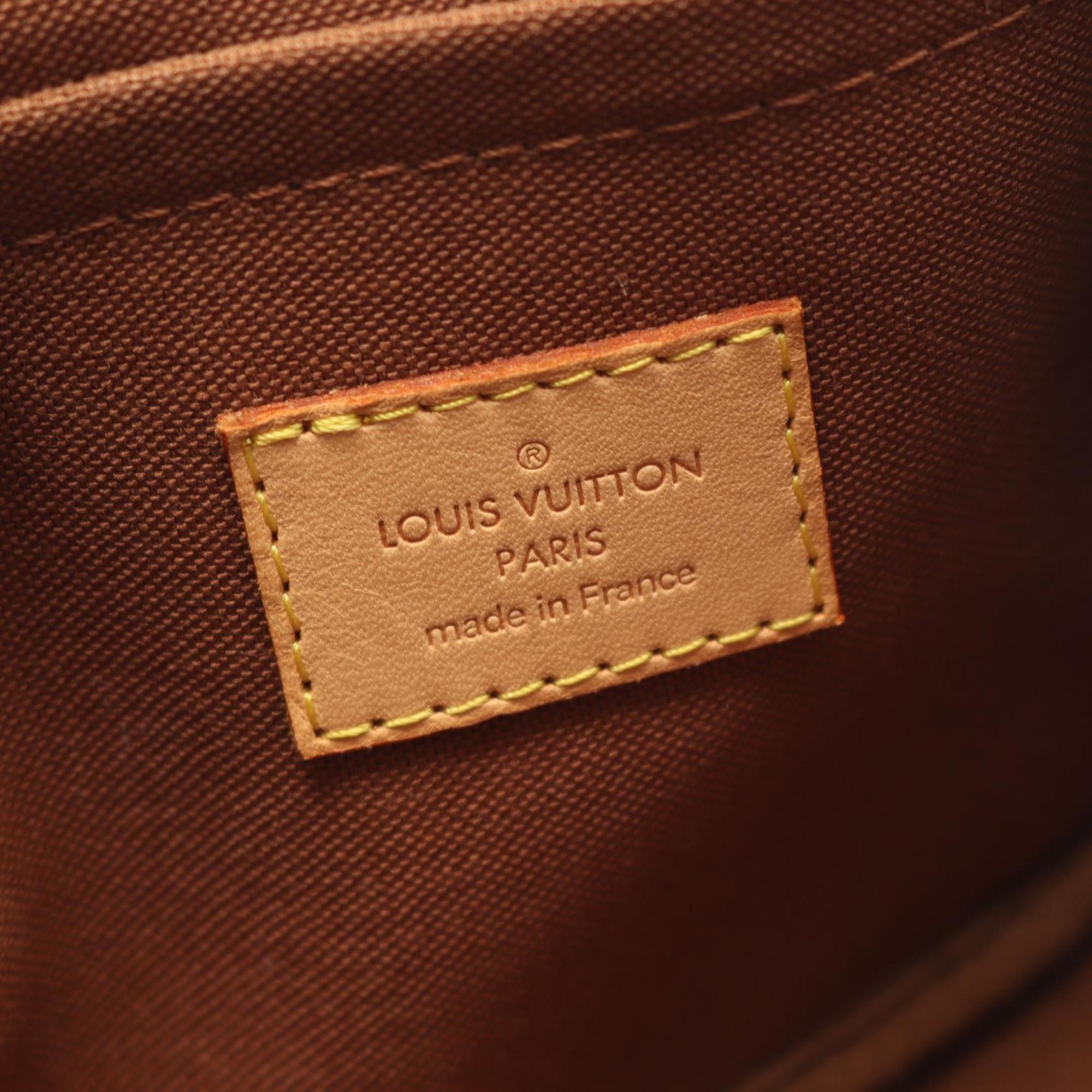Louis Vuitton Brown Pvc Coated Canvas Leather Fanny Pack