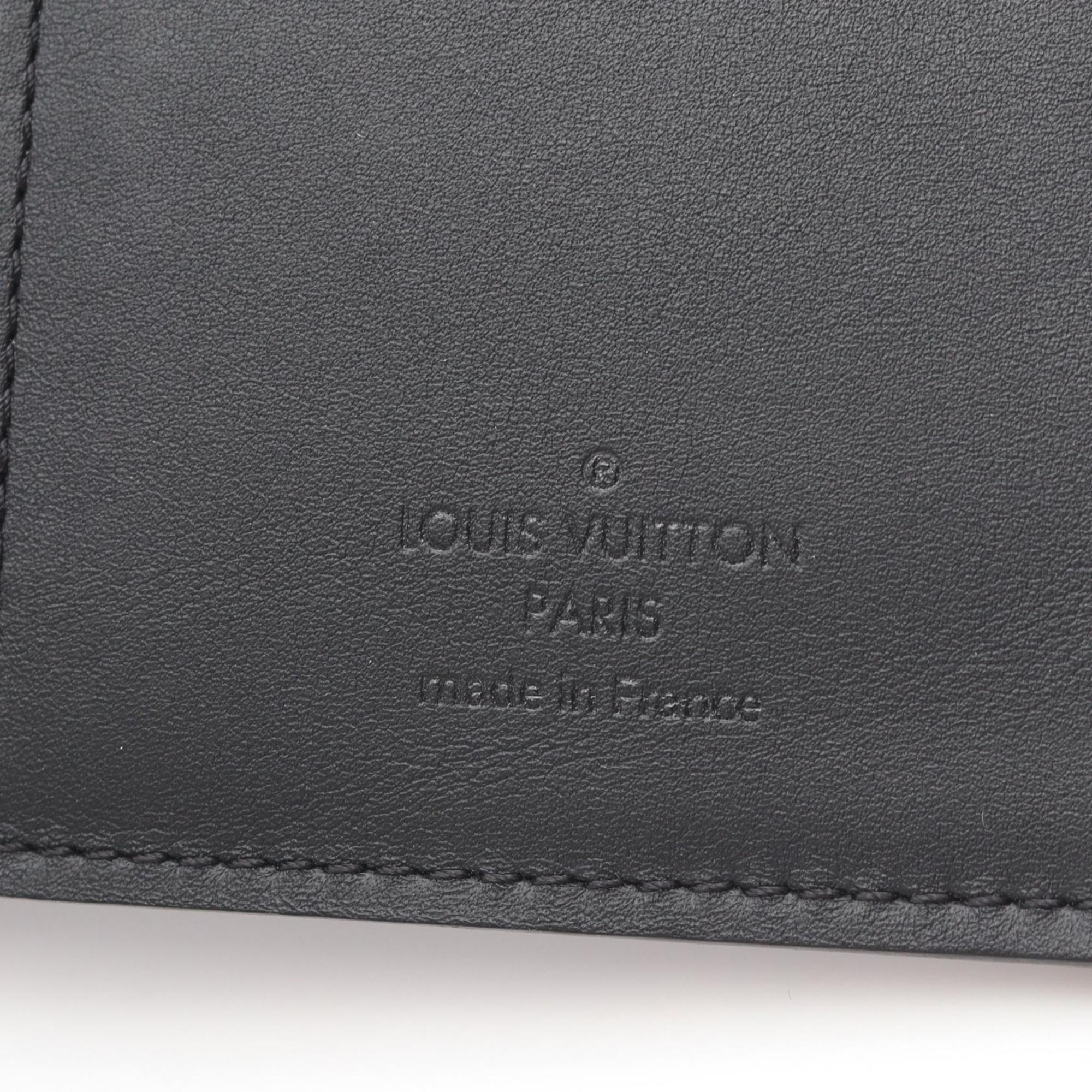 Louis Vuitton Black Onyx Damier Infini Leather Long Wallet