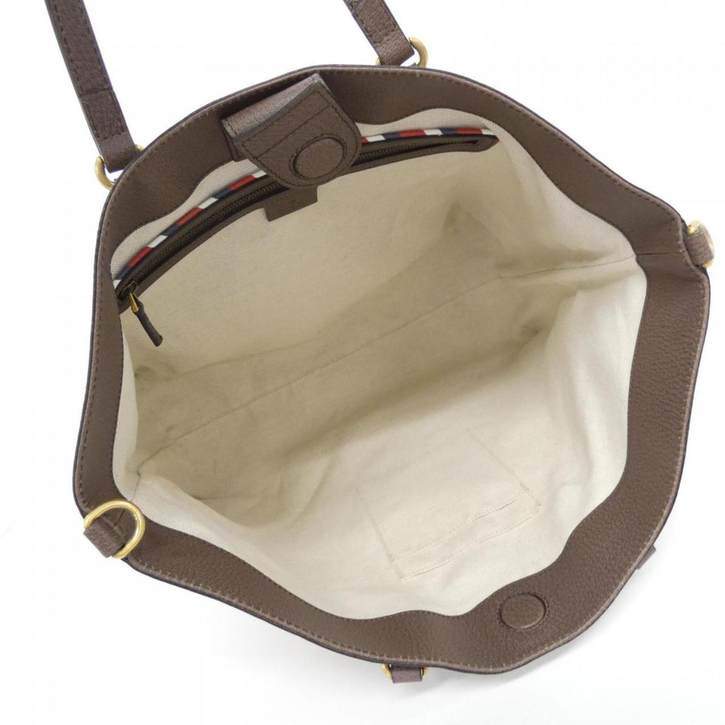 Gucci Beige Brown Gg Supreme Handbag (Pre-Owned)
