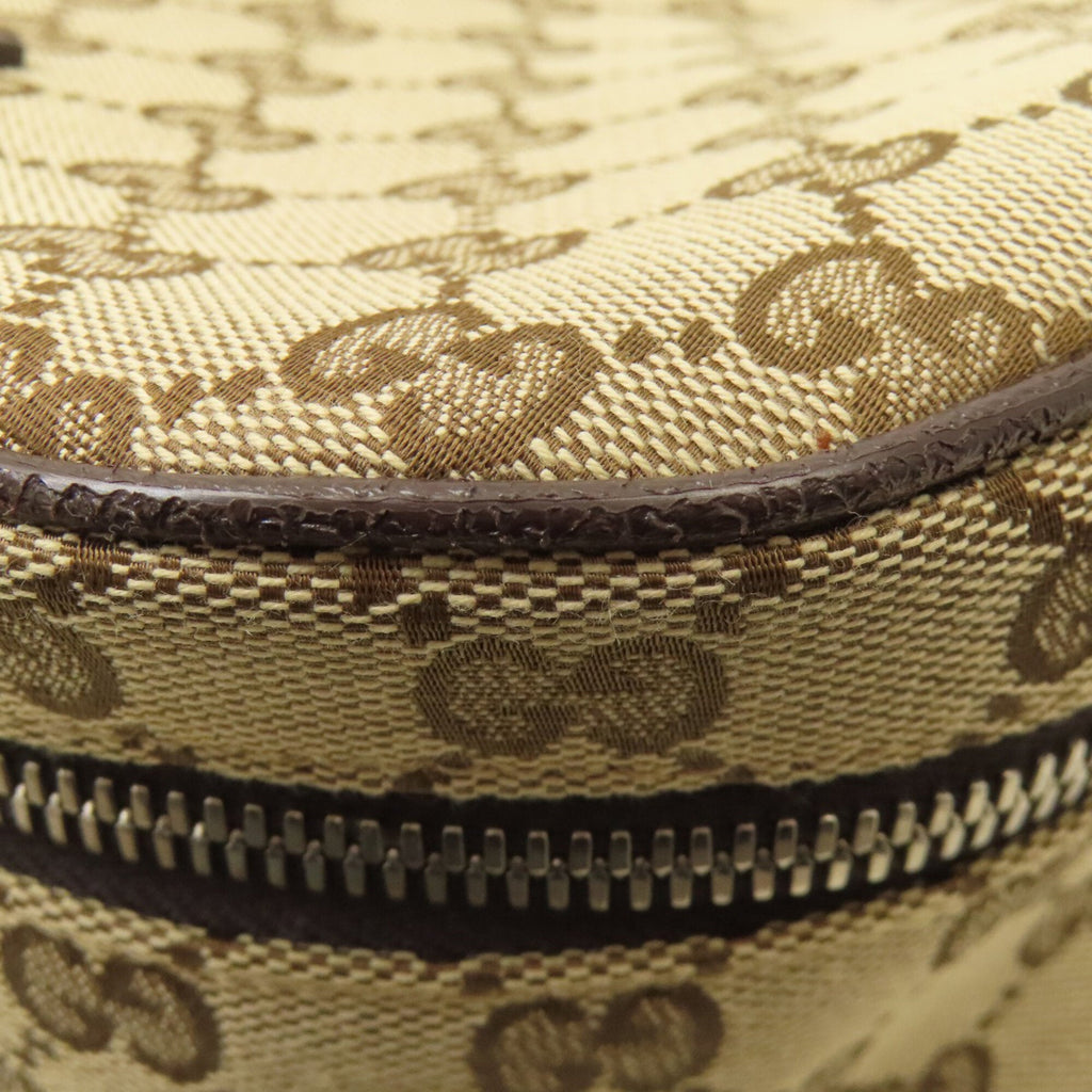 Gucci Brown Canvas Sling Bag (Pre-Owned)