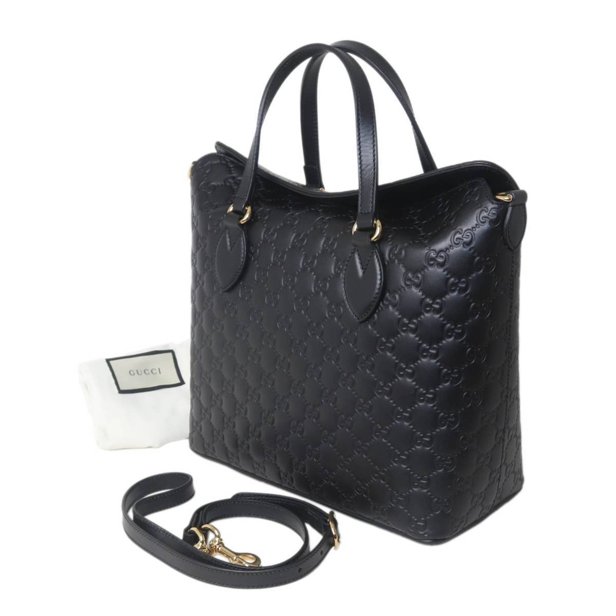 Gucci Black Handbag Shoulder Bag (Pre-Owned)
