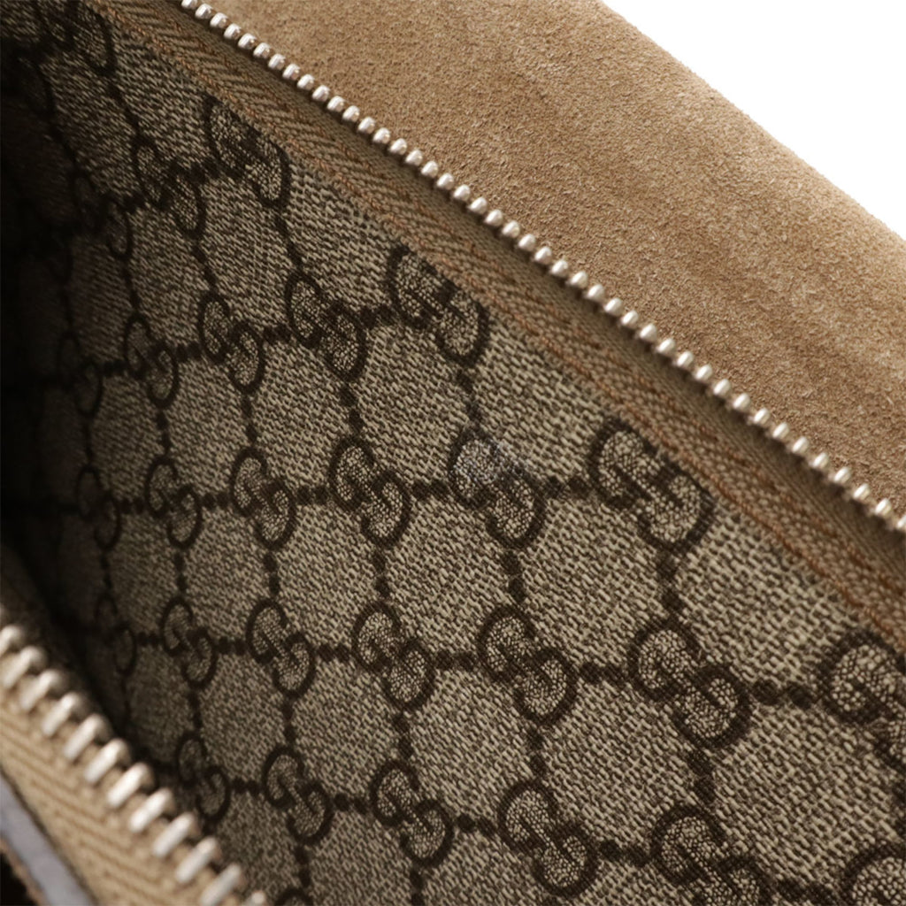 Gucci Beige Gg Supreme Shoulder Bag (Pre-Owned)