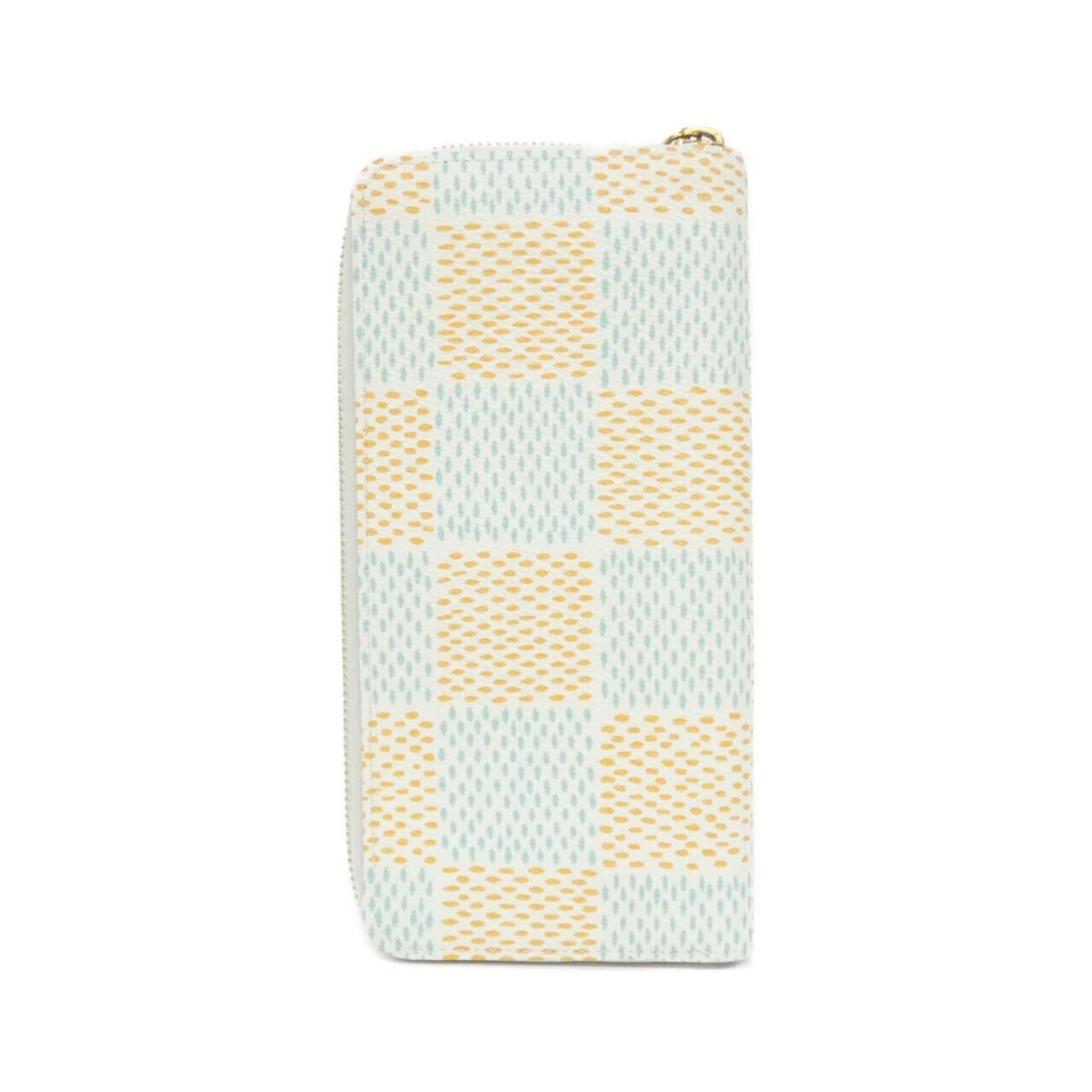 Louis Vuitton Blanc Coated Canvas Long Wallet