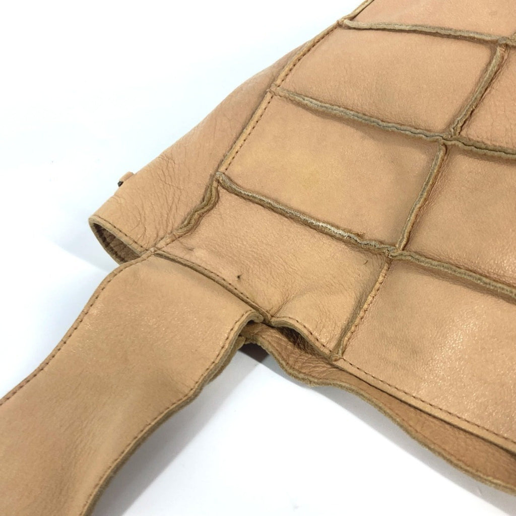 Chanel Beige Leather Shoulder Bag Tote Bag