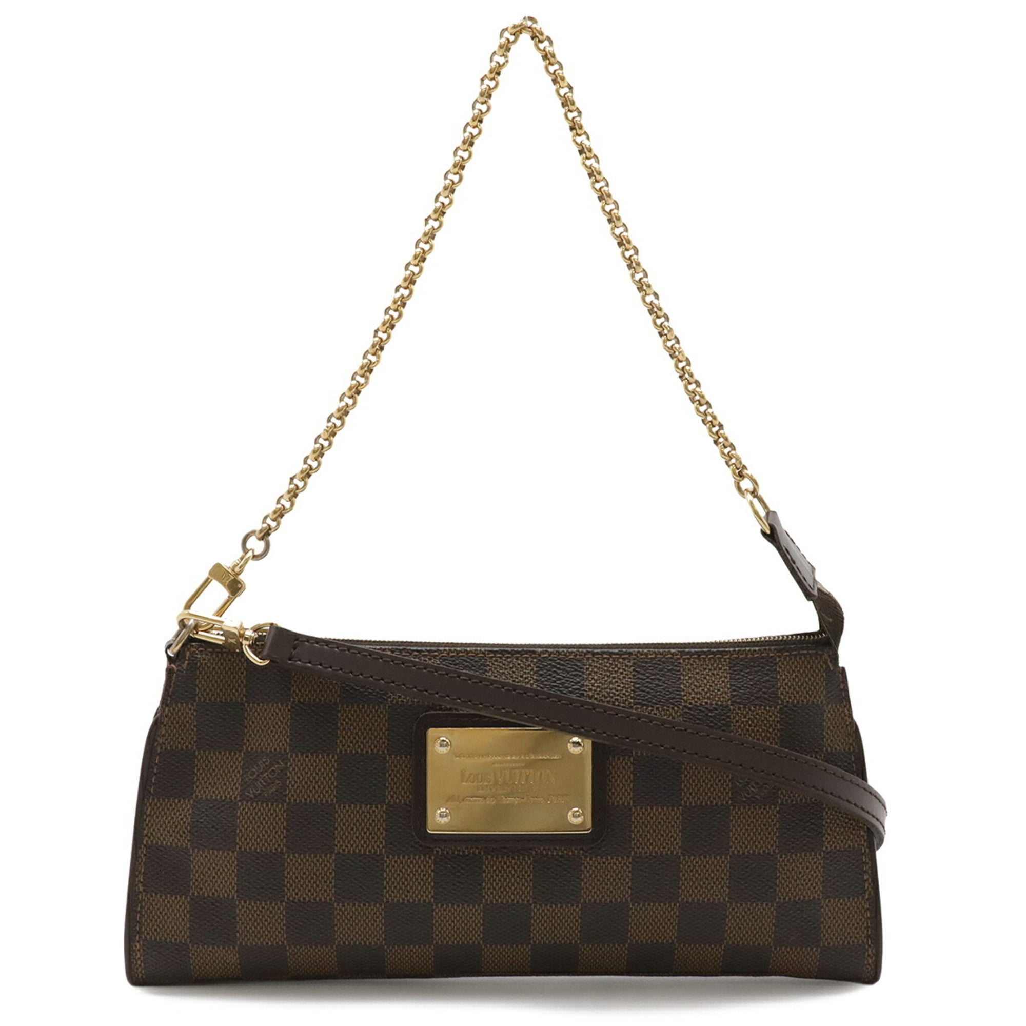 Louis Vuitton Brown Damier Canvas Pvc Damier Canvas Pouch Shoulder Bag
