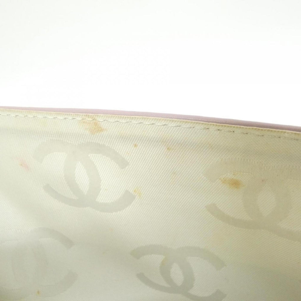 Chanel Light Purple Leather Handbag