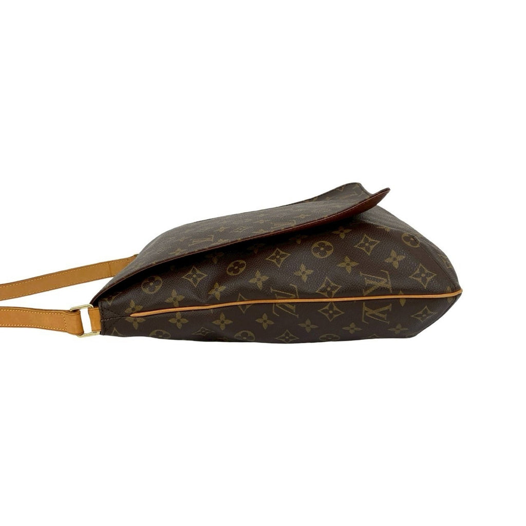 Louis Vuitton Brown Leather Pvc Pochette Shoulder Bag