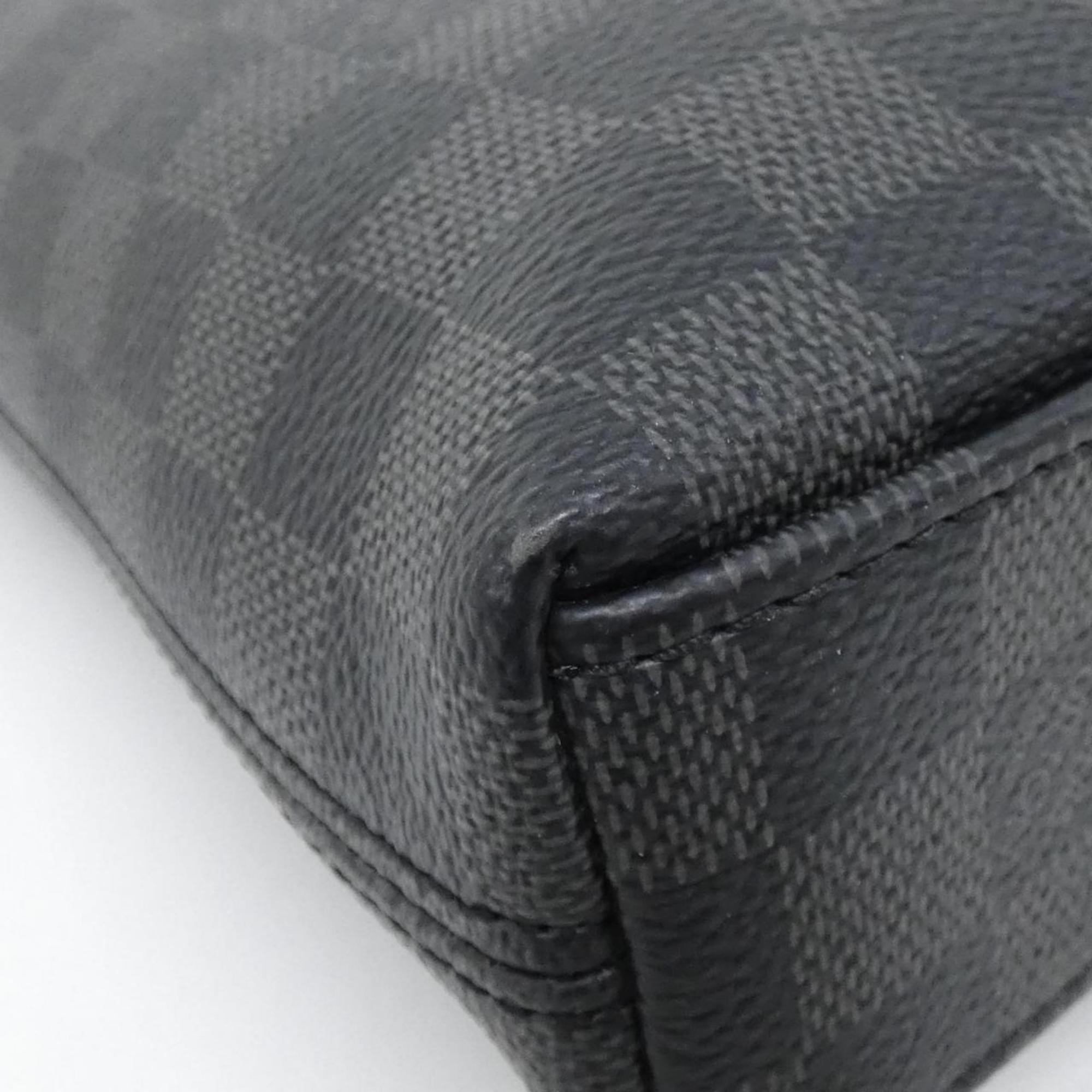 Louis Vuitton Dark Gray Graphite Coated Canvas Briefcase Handbag