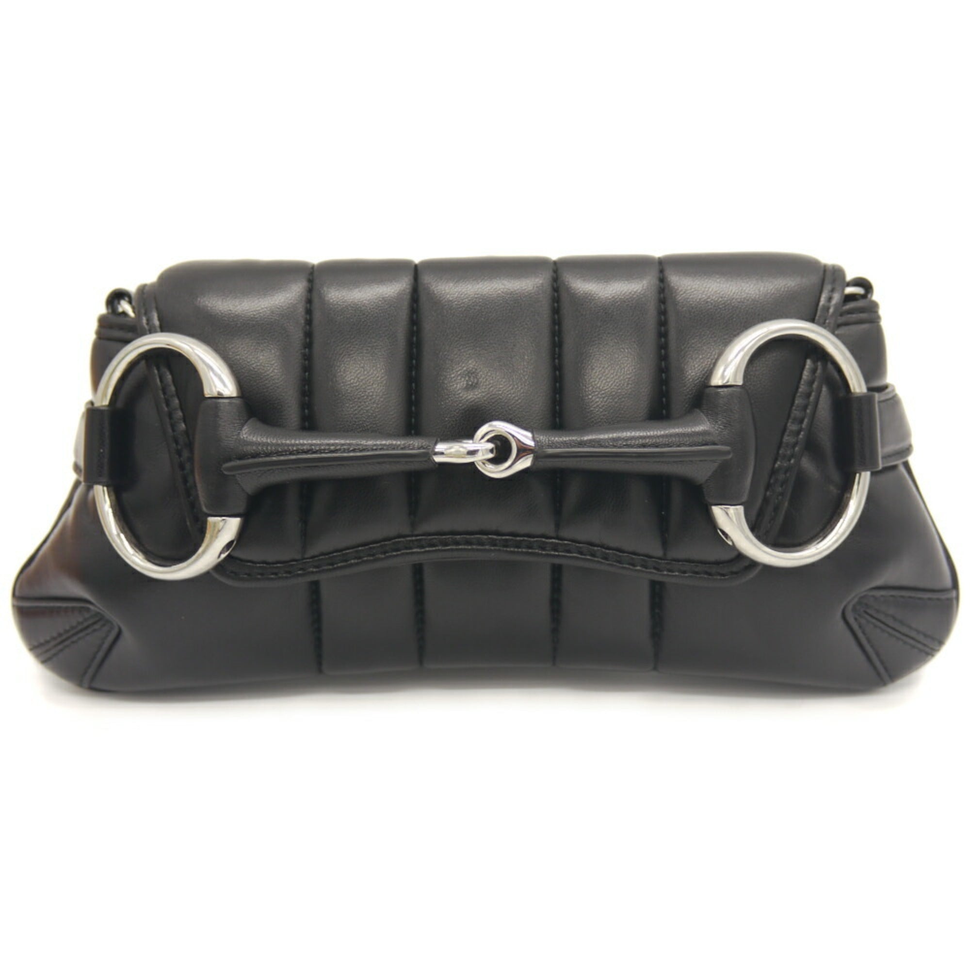 Gucci Black Leather Shoulder Bag (Pre-Owned)