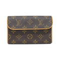 Louis Vuitton Marron Coated Canvas Fanny Pack Pochette