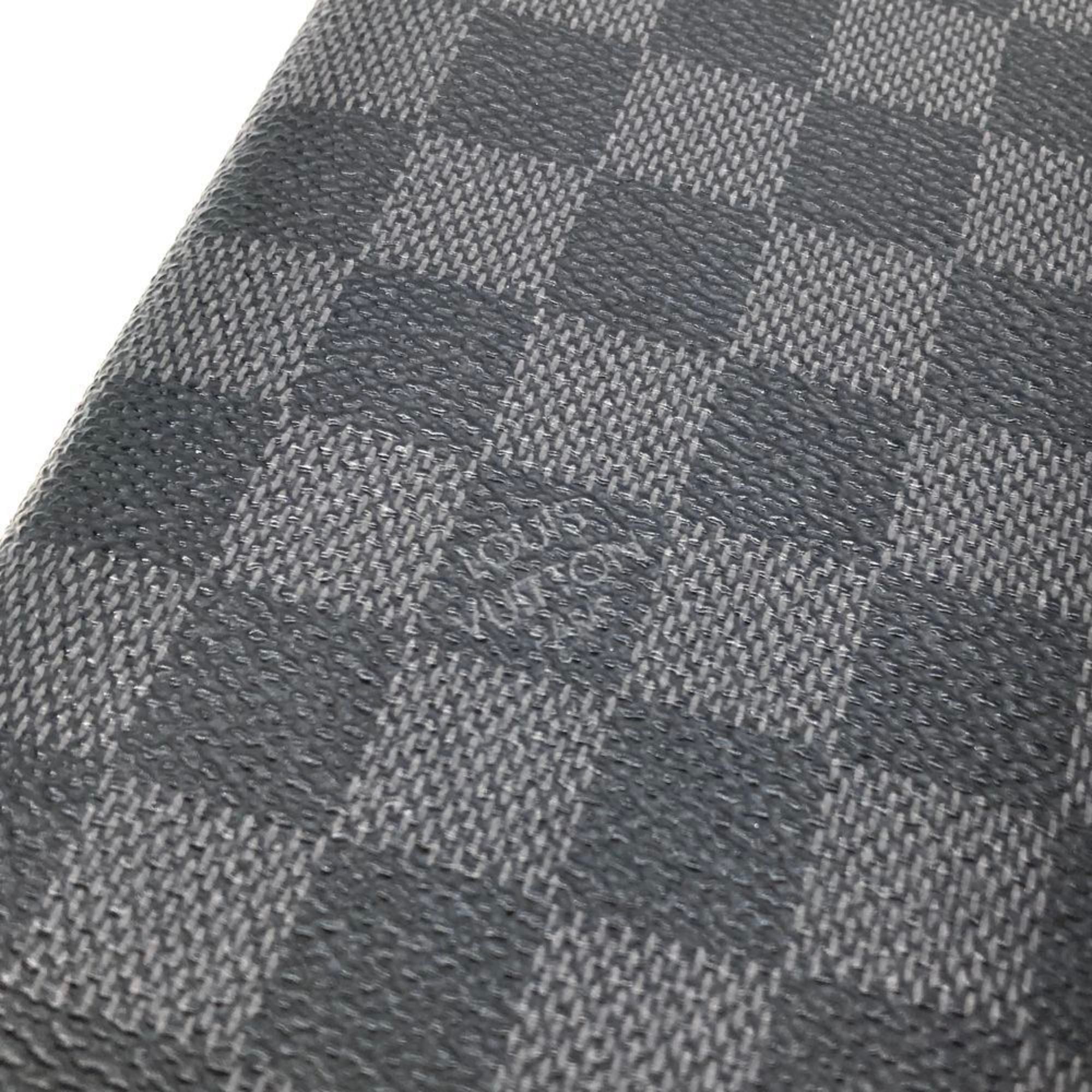Louis Vuitton Black Damier Graphite Damier Graphite Long Wallet
