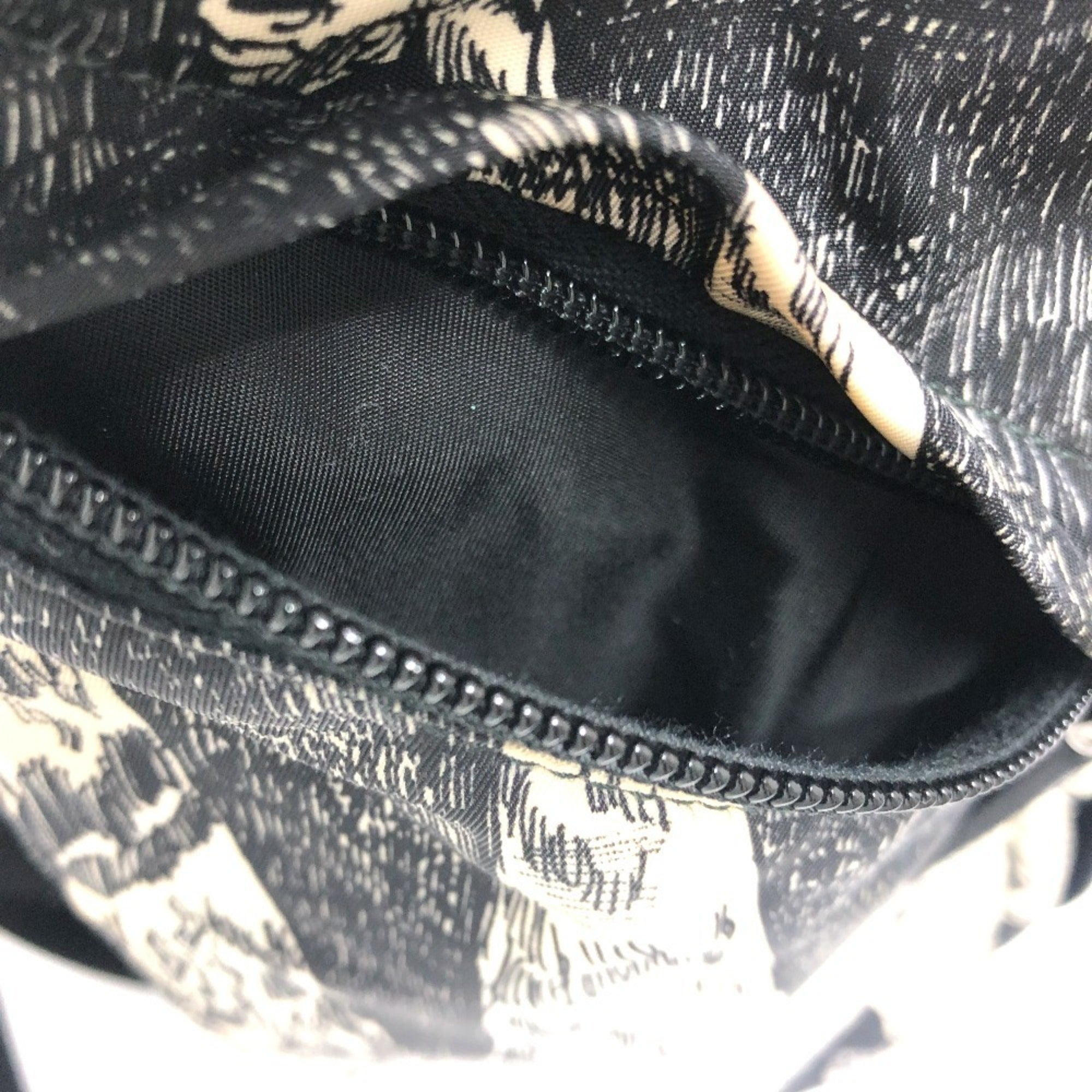 Prada Black White Nylon Backpack