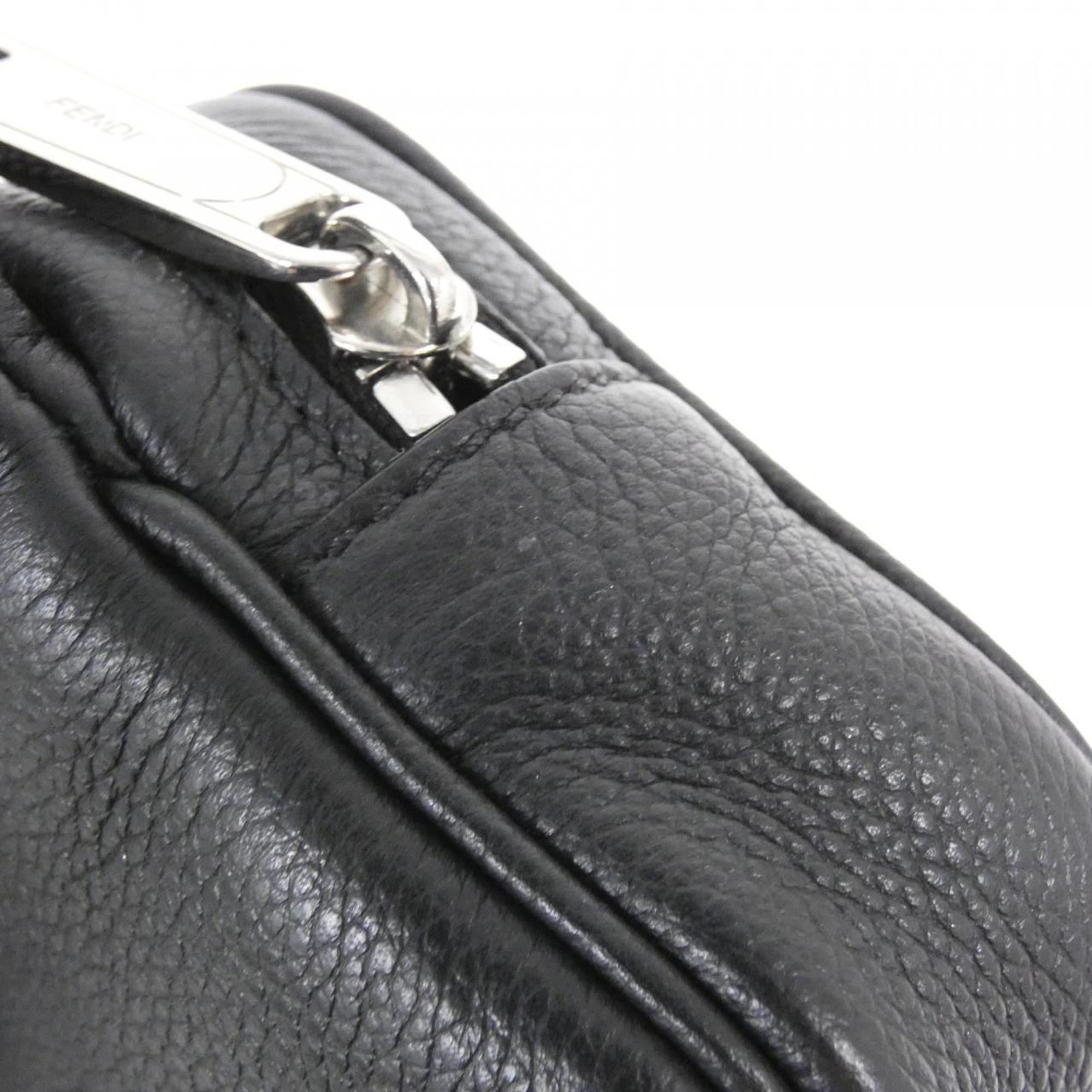 Fendi Black Leather Fanny Pack