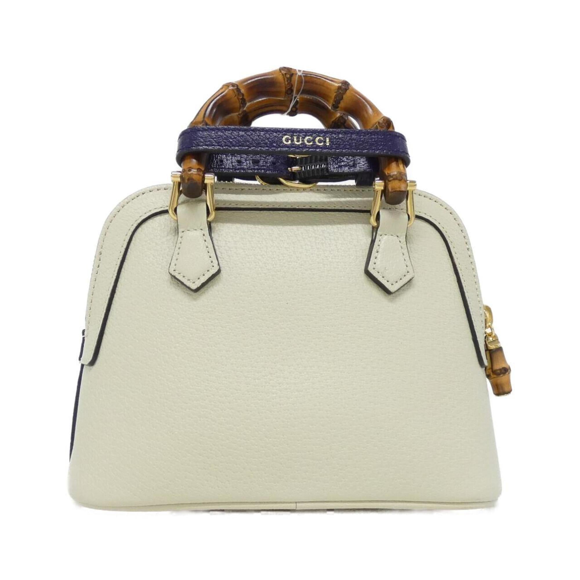 Gucci White Leather Handbag (Pre-Owned)