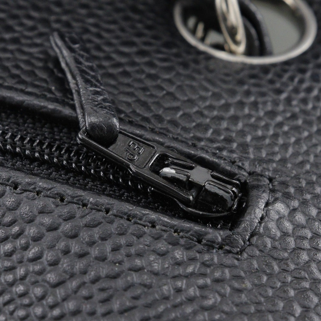 Chanel Black Caviar Leather Shoulder Bag