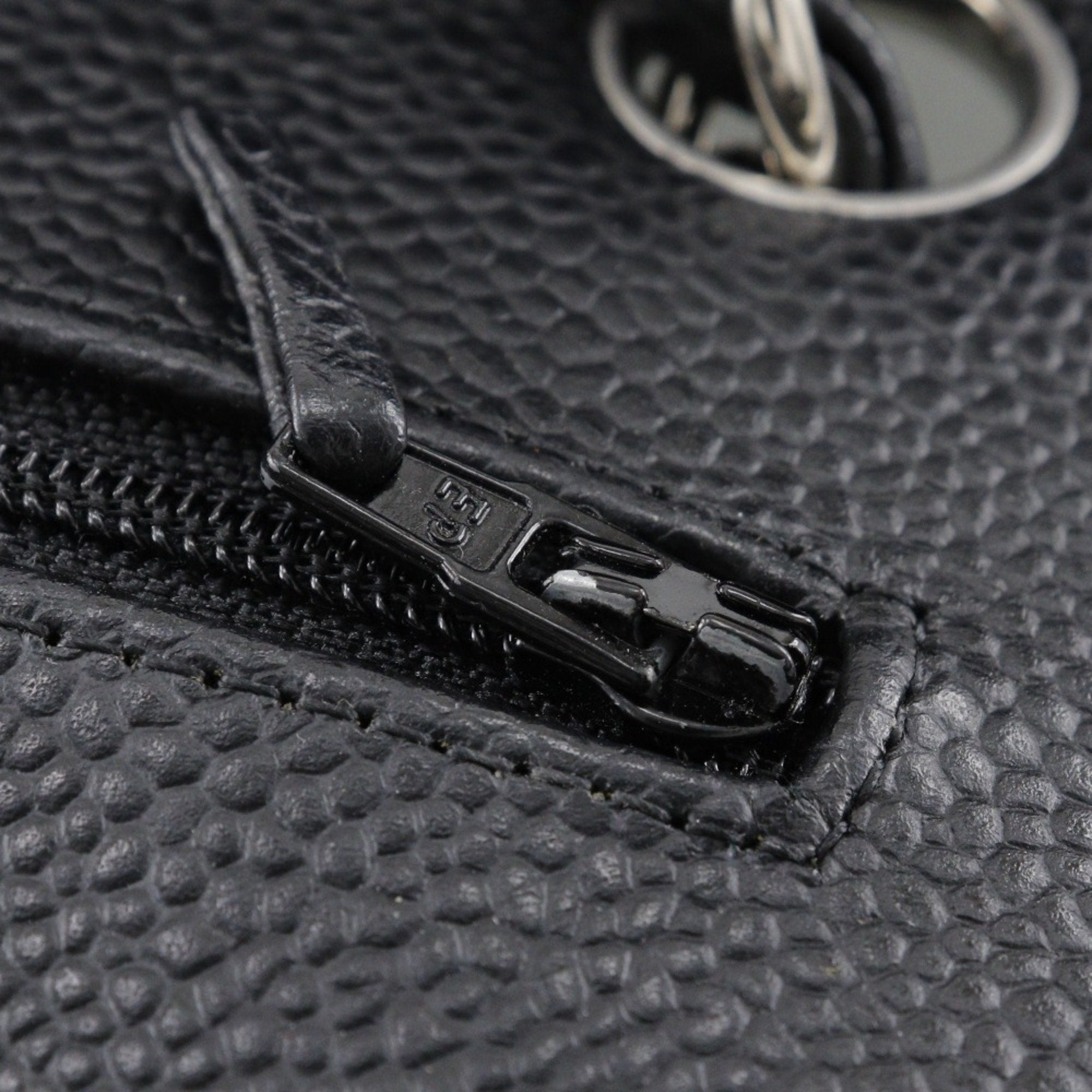 Chanel Black Caviar Leather Shoulder Bag