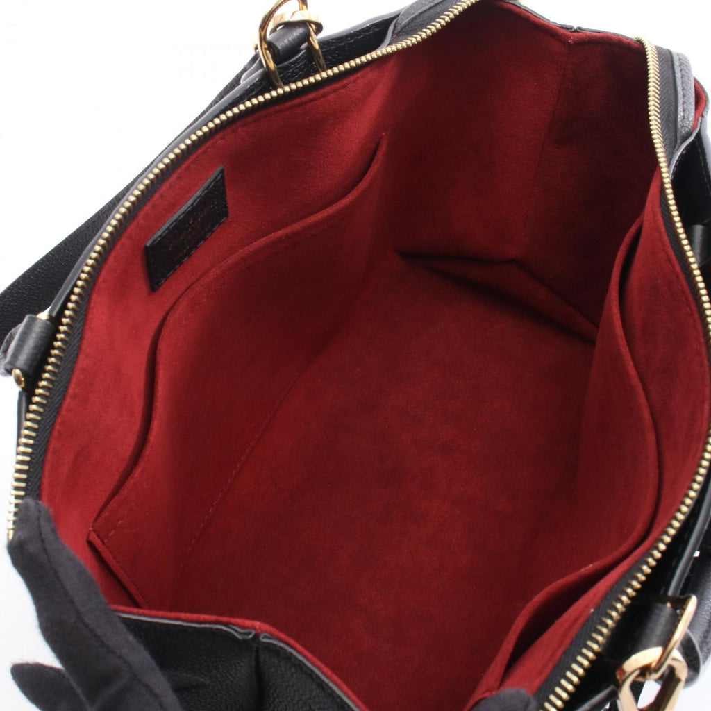 Louis Vuitton Black Noir Monogram Empreinte Handbag
