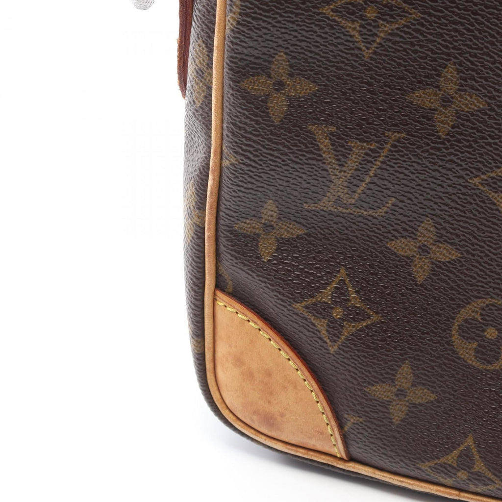 Louis Vuitton Brown Monogram Coated Canvas Leather Handbag Shoulder Bag