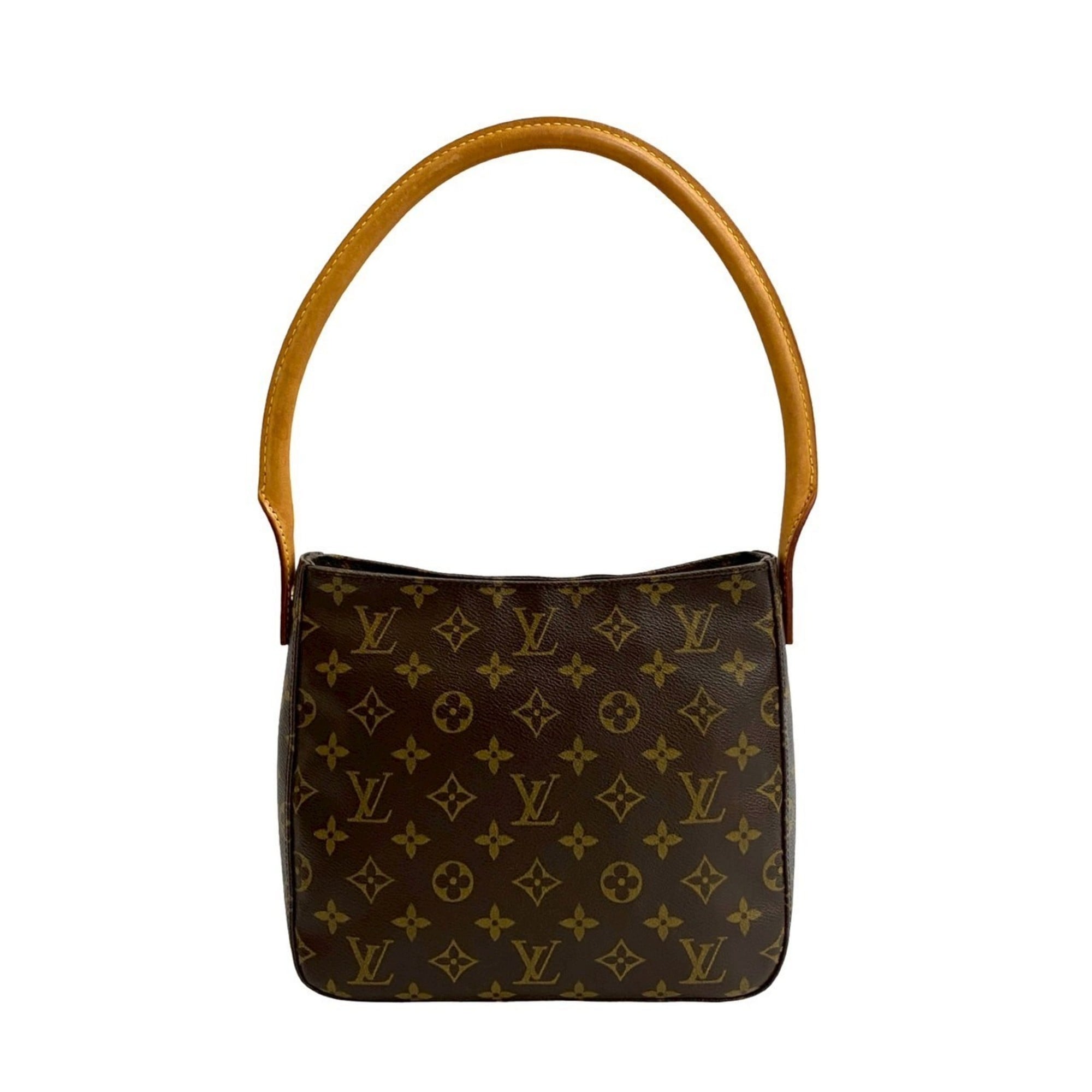 Louis Vuitton Brown Leather Shoulder Bag