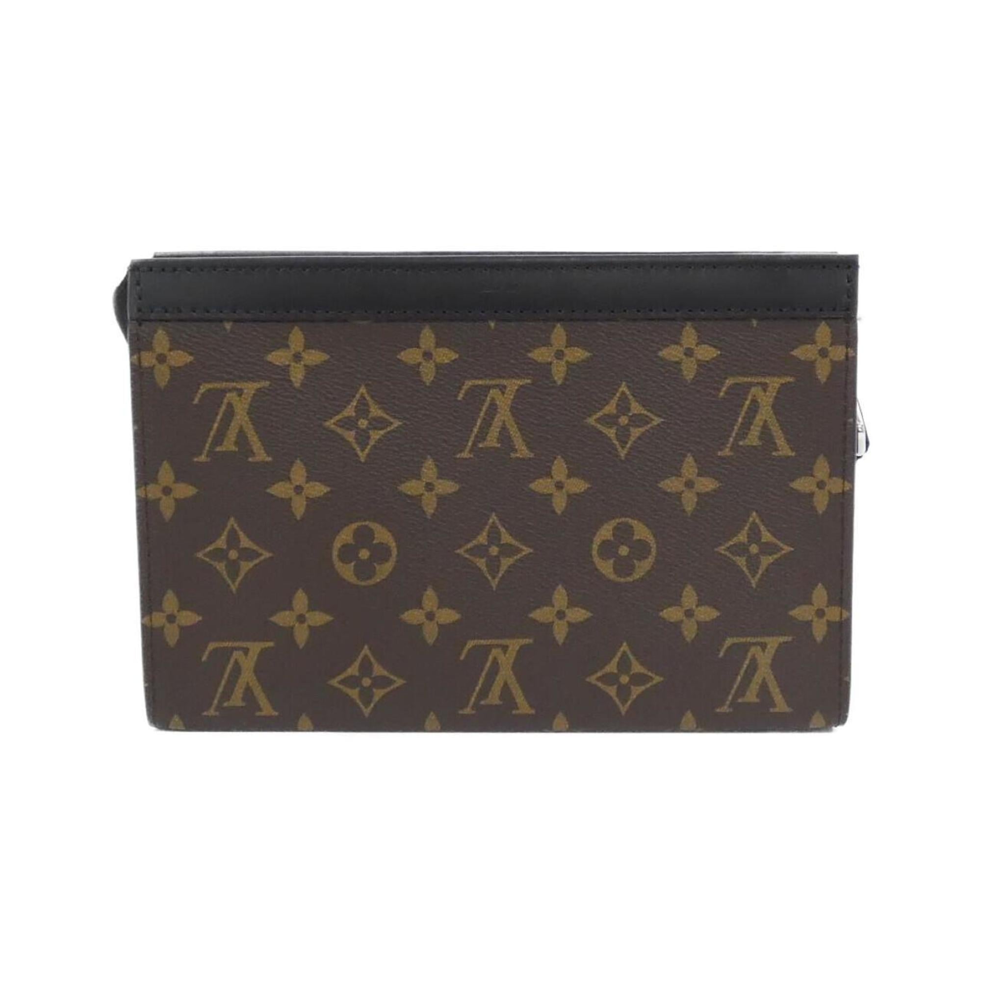 Louis Vuitton Brown Coated Canvas Shoulder Bag
