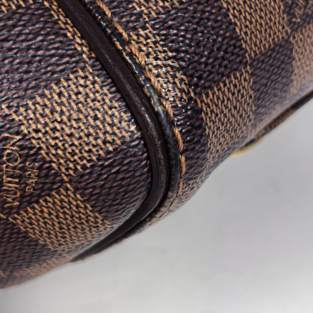 Louis Vuitton Brown Damier Canvas Shoulder Bag Tote Bag