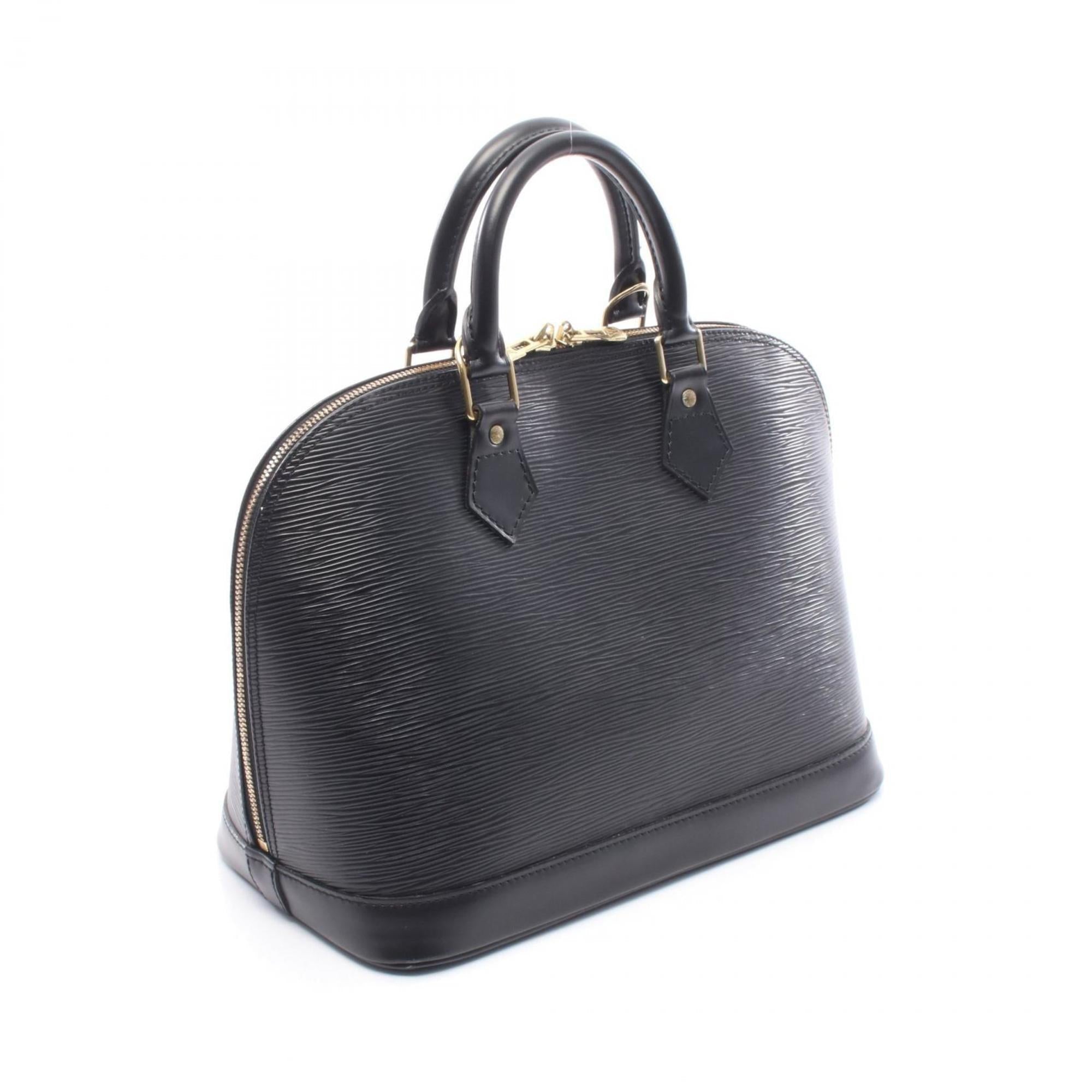 Louis Vuitton Black Noir Epi Leather Handbag