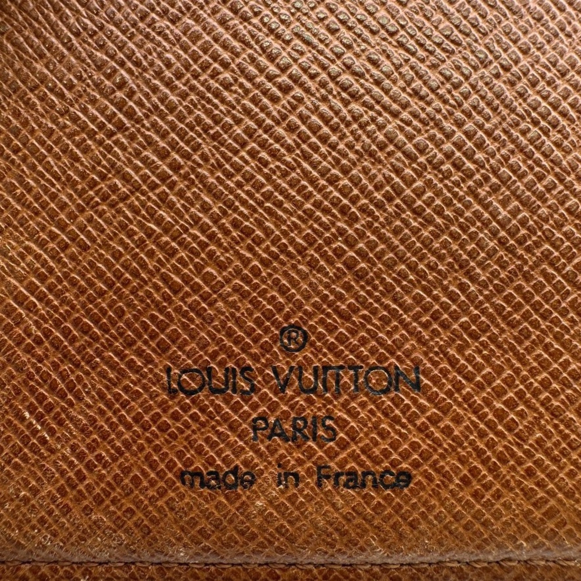 Louis Vuitton Monogram Brown Leather Wallet
