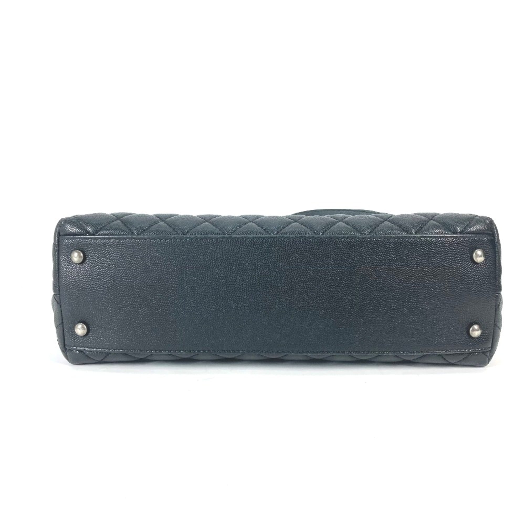 Chanel Black Leather Handbag