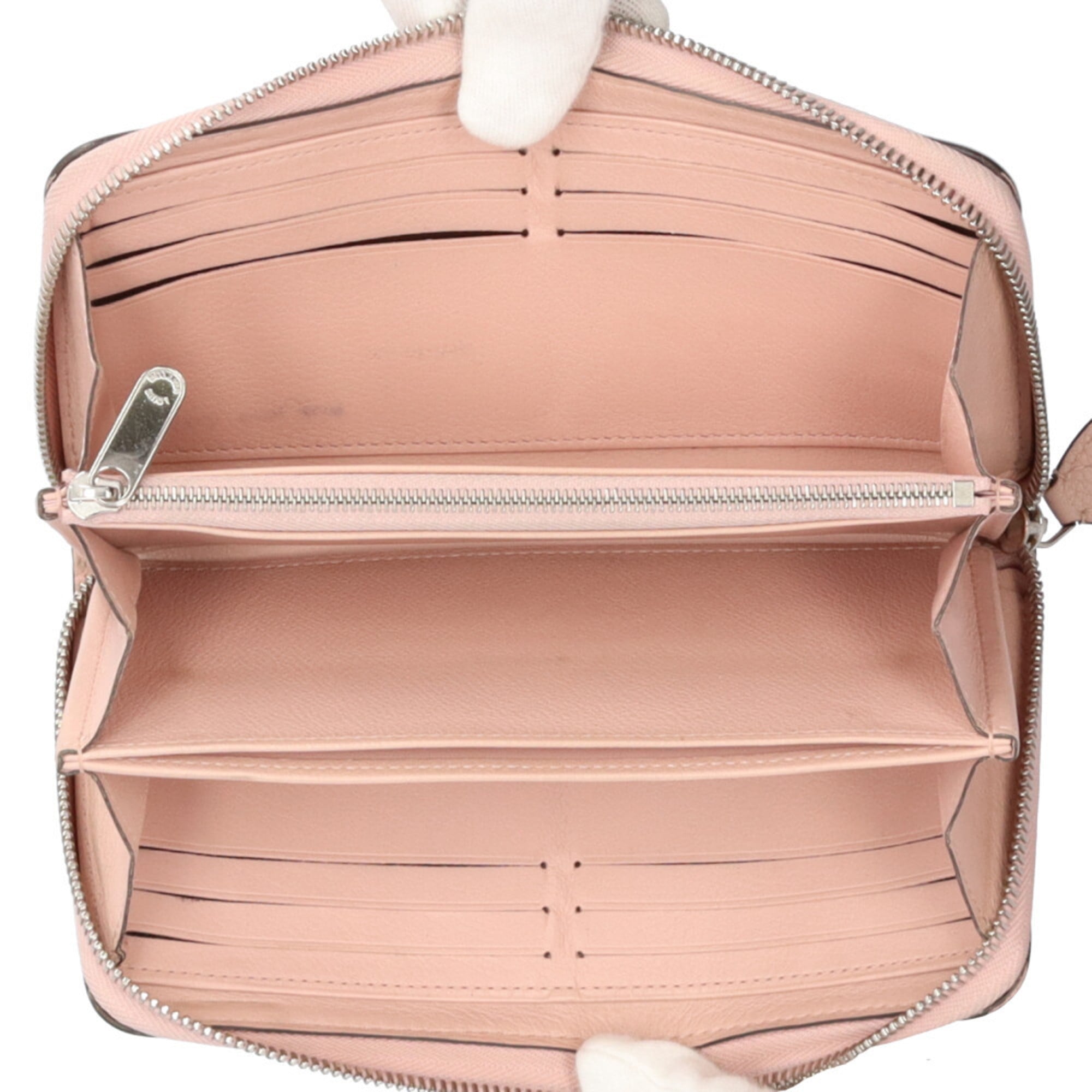 Louis Vuitton Mahina Magnolia Pink Mahina Leather Long Wallet