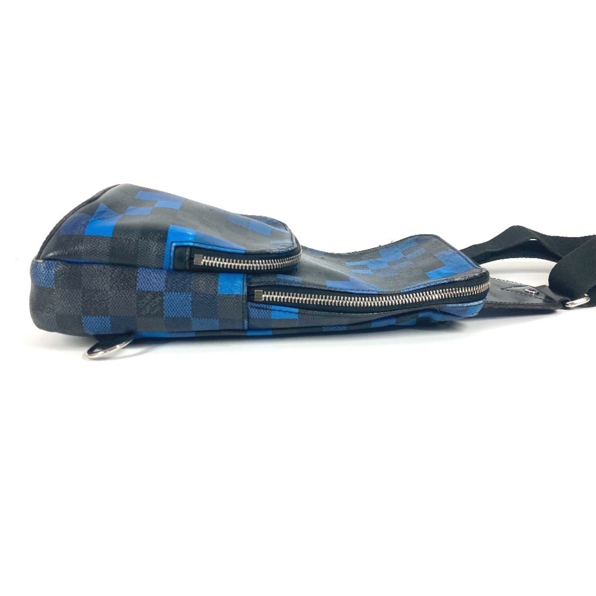Louis Vuitton Damier Graphite Black Blue Damier Graphite Shoulder Bag Sling Bag