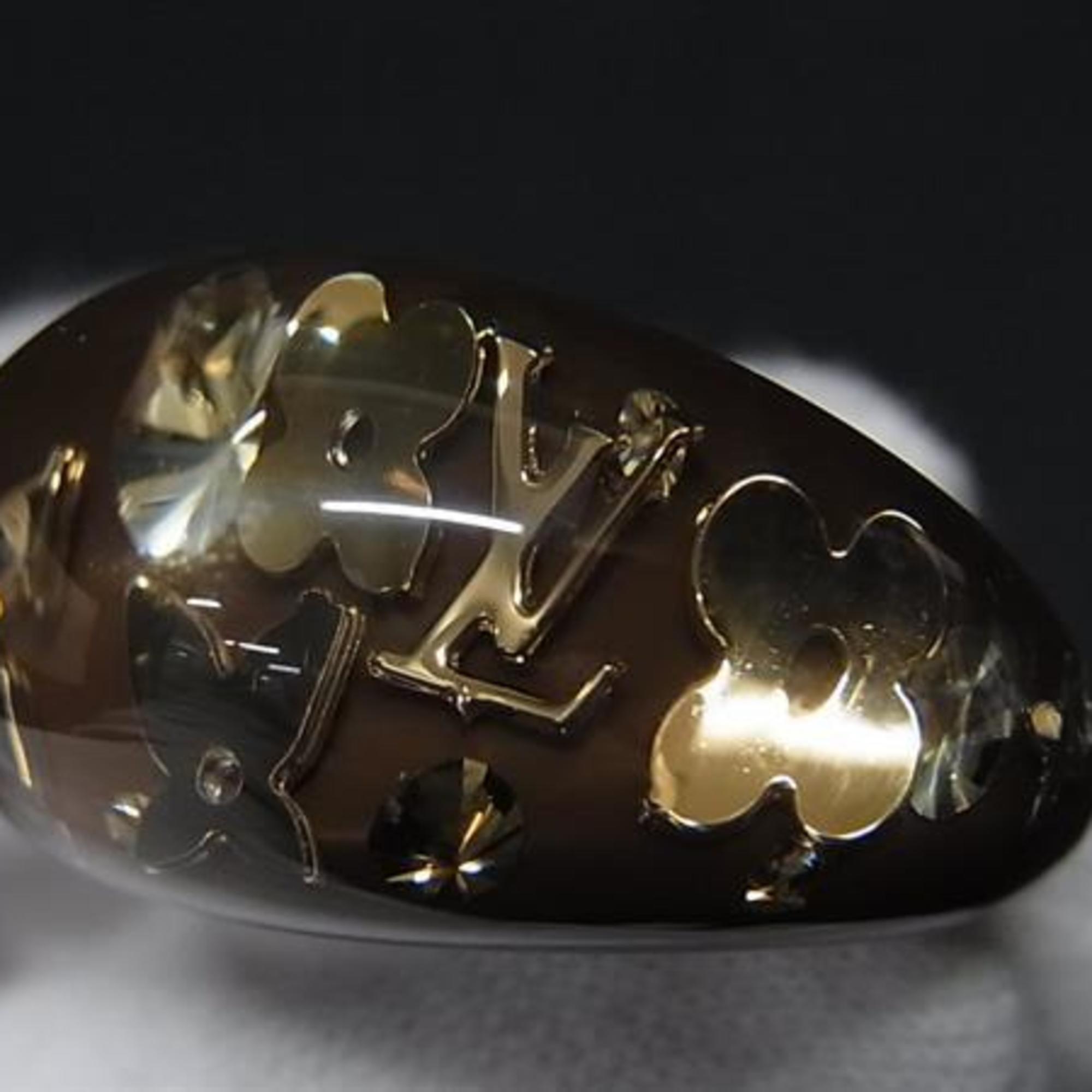 Louis Vuitton Brown Resin Band Ring