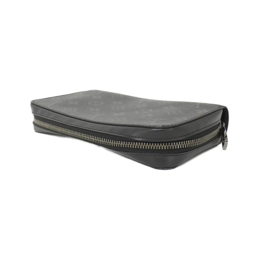 Louis Vuitton Black Coated Canvas Long Wallet