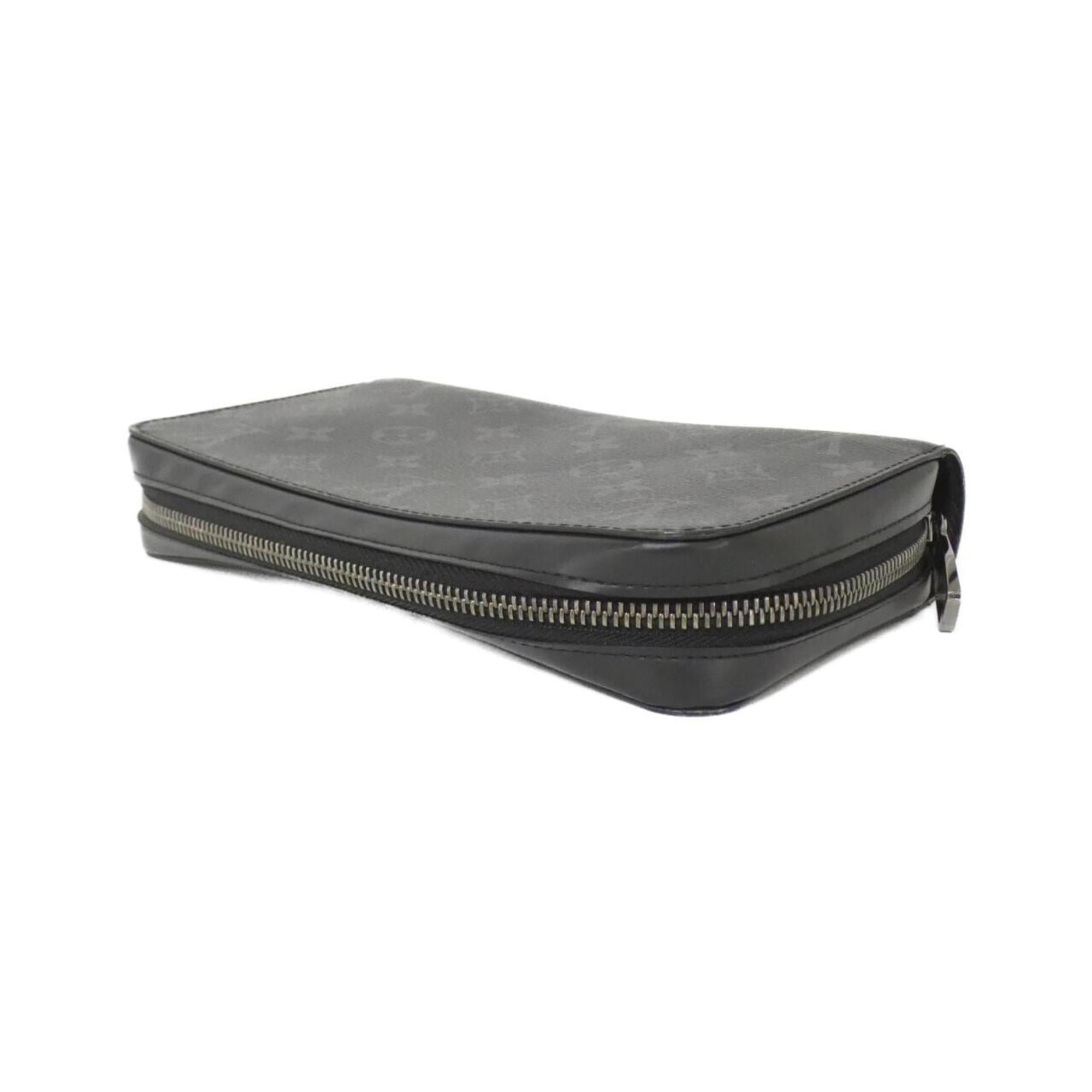 Louis Vuitton Black Coated Canvas Long Wallet