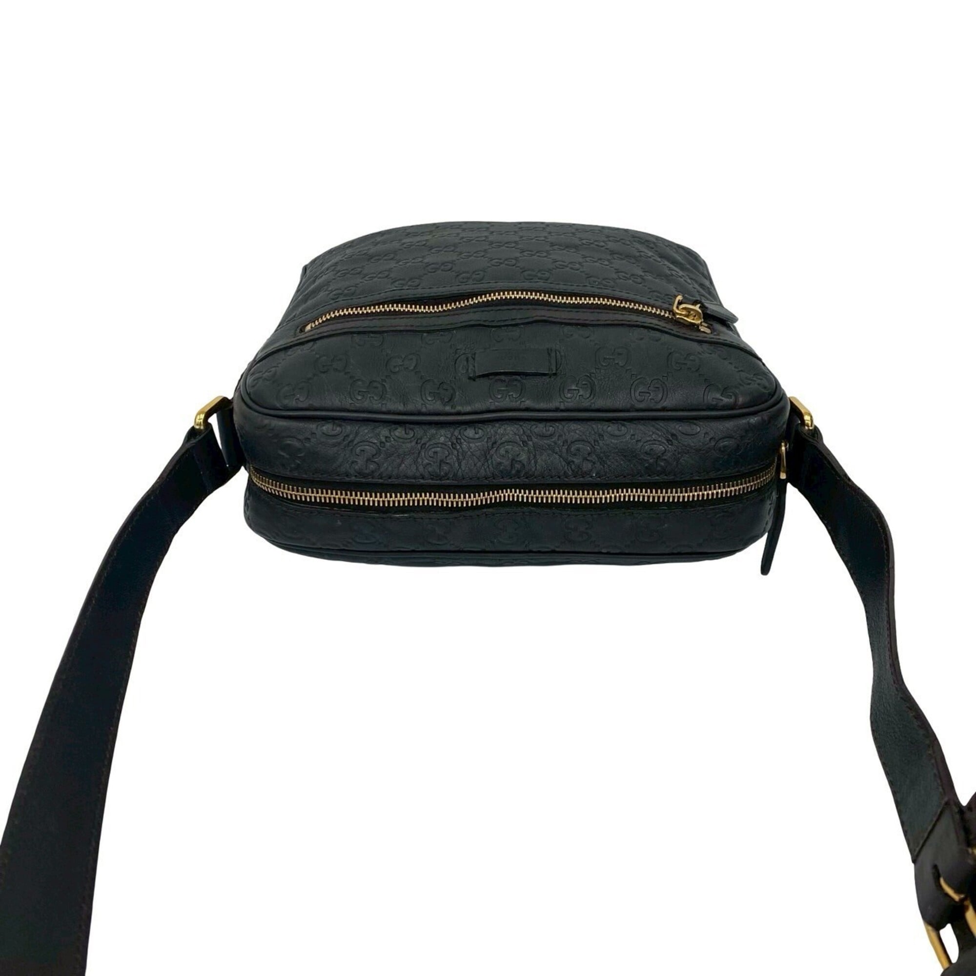 Gucci Brown Leather Pochette Shoulder Bag (Pre-Owned)