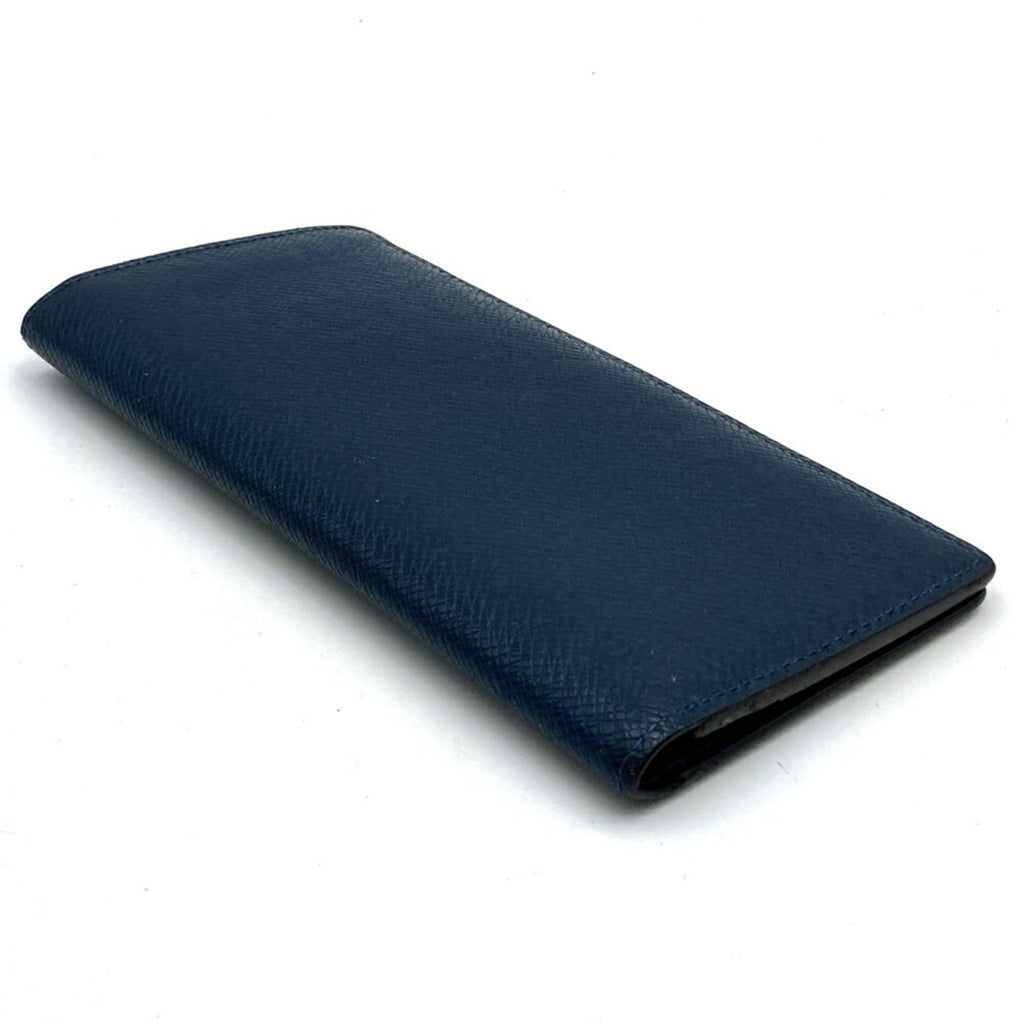 Louis Vuitton Taiga Navy Taiga Leather Long Wallet