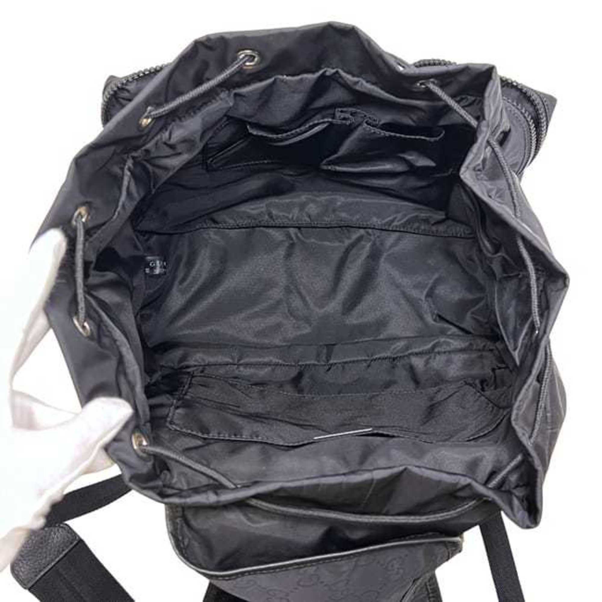Gucci Black Nylon Backpack (Pre-Owned)