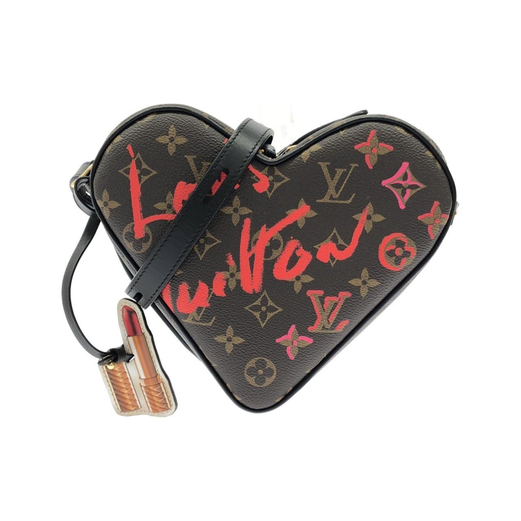 Louis Vuitton Brown Coated Canvas Shoulder Bag